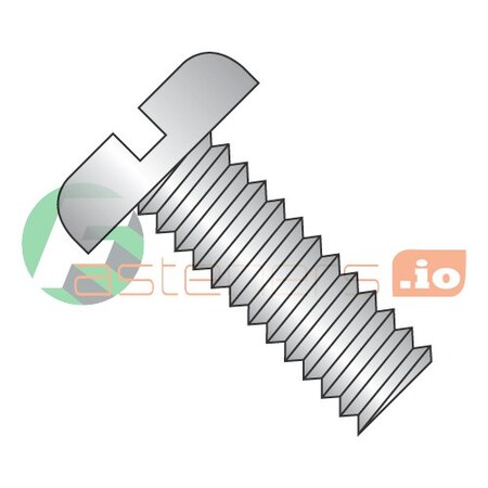 #4-40 X 1/8 In Slotted Pan Machine Screw, Plain 18-8 Stainless Steel, 5000 PK